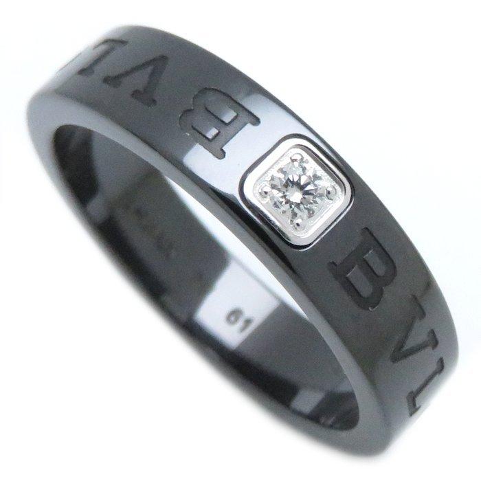 BVLGARI ダブルリング シルバー 中古・古着通販】BVLGARI (ブルガリ) ダブルリングネックレス