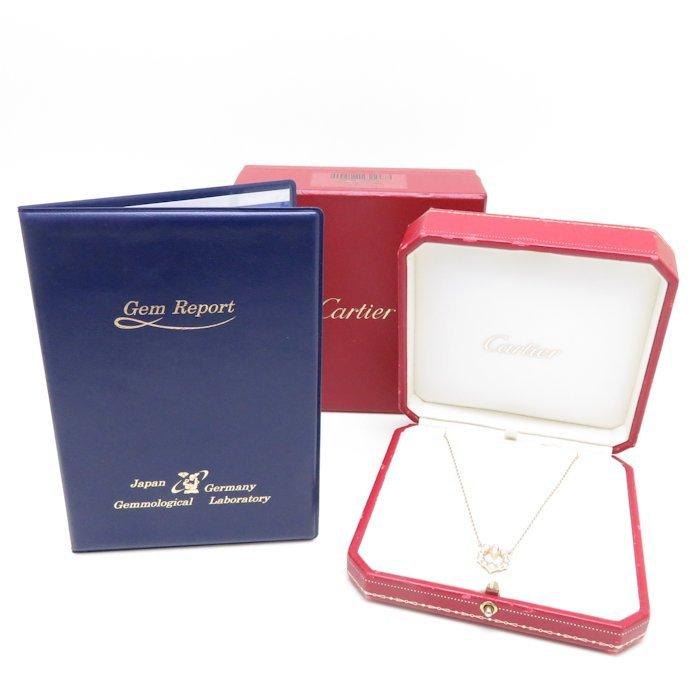Cartier（カルティエ） ホースシュー ダイヤモンド ネックレス K18YG