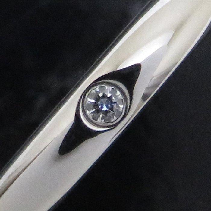 Cartier カルティエ 1895 ウェディング リング 1Pダイヤ Pt950 #49 9号 