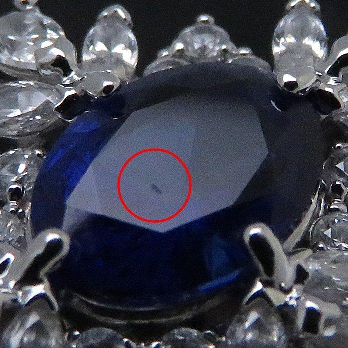 SWAROVSKI スワロフスキー リング クリスタル ブルーxクリア#55