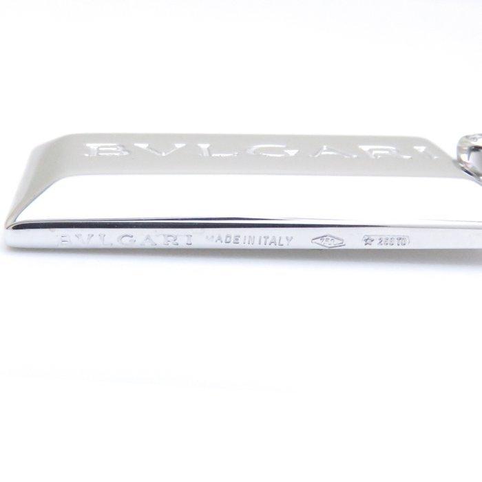 BVLGARI（ブルガリ） インゴット ネックレス 1Pダイヤモンド K18WG