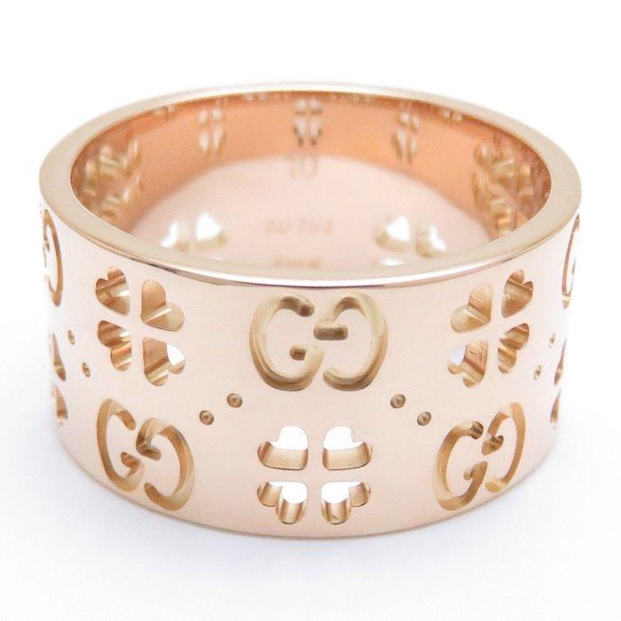 GUCCI グッチ アイコンアモールフォーエバー リング K18PG #10 GUCCI グッチ アイコンアモールフォーエバー リング K18PG #10