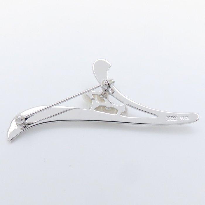 MIKIMOTO（ミキモト） ブローチ ベビーパール5ヶ SV シルバー シルバー