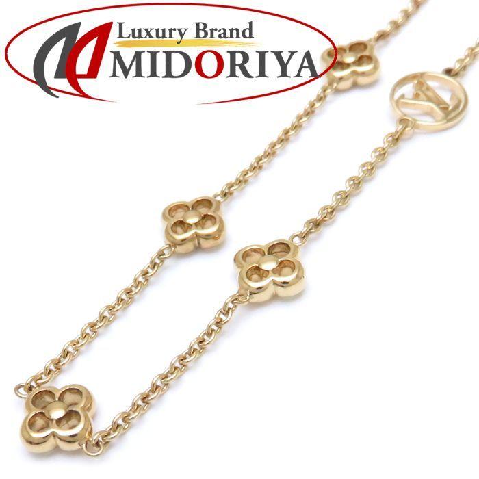 【極上美品】LOUIS VUITTON ネックレスM68125 ゴールドカラー ヴィトン M68125 ネックレス フラワーフル LB0199 ネックレス GP