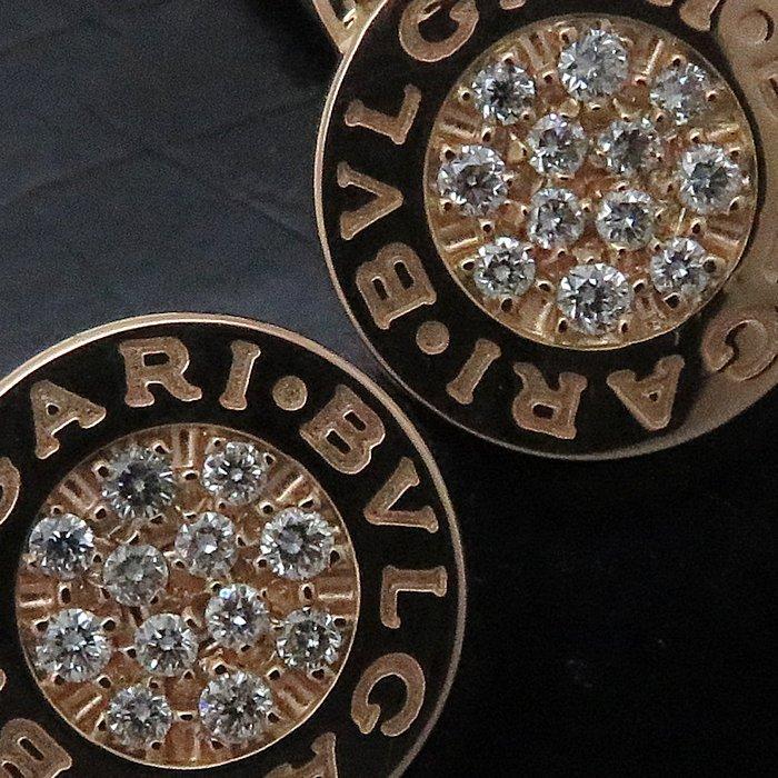 BVLGARI ブルガリ ブルガリブルガリ ピアス ダイヤモンド K18PG BVLGARI ブルガリ ブルガリブルガリ ピアス ダイヤモンド K18PG