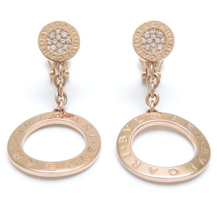 BVLGARI ブルガリ ブルガリブルガリ ピアス ダイヤモンド K18PG BVLGARI ブルガリ ブルガリブルガリ ピアス ダイヤモンド K18PG