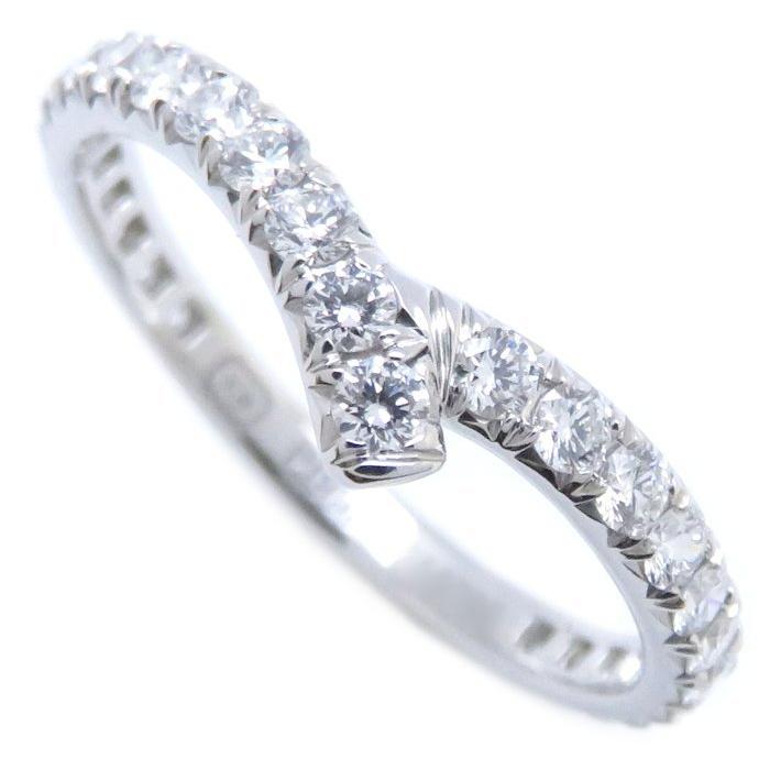 ハリー・ウィンストン（HARRY WINSTON） リボン バンド リング Pt950