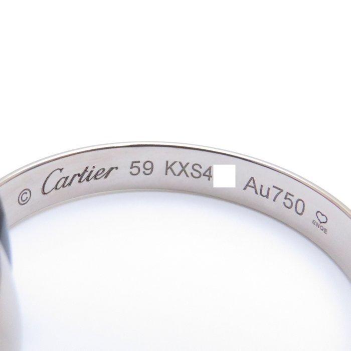 Cartier（カルティエ） トリニティ リング K18WGxブラックセラミック