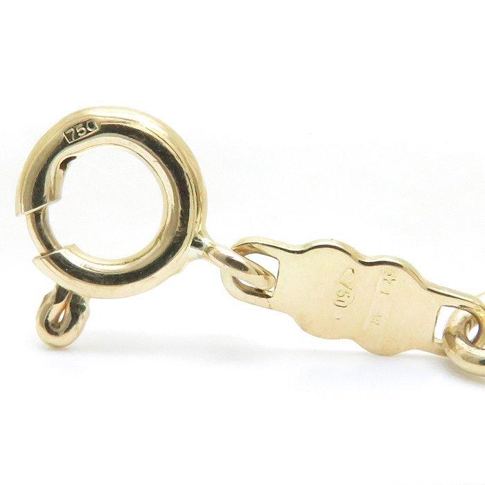 UNOAERRE ウノアエレ ブレスレット 6チャーム K18YG パール ハート  