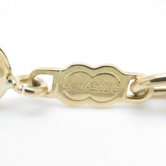 UNOAERRE ウノアエレ ブレスレット 6チャーム K18YG パール ハート  