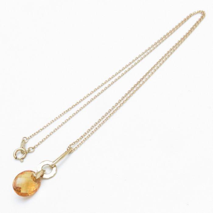 STAR JEWELRY スタージュエリー ネックレス シトリン K18YG イエロー  