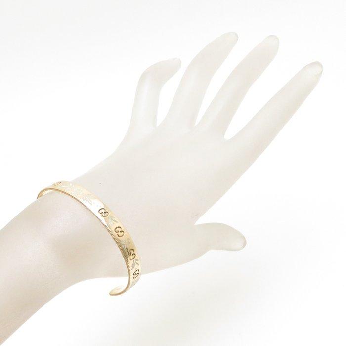 美品　GUCCI　バングル　ブレスレット　ゴールド グッチ GUCCI アクセサリー バングル ブレスレット イエロー
