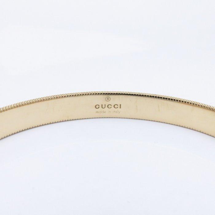 美品　GUCCI　バングル　ブレスレット　ゴールド 二子玉) GUCCI×adidas グッチ×アディダス エナメル クリスタル