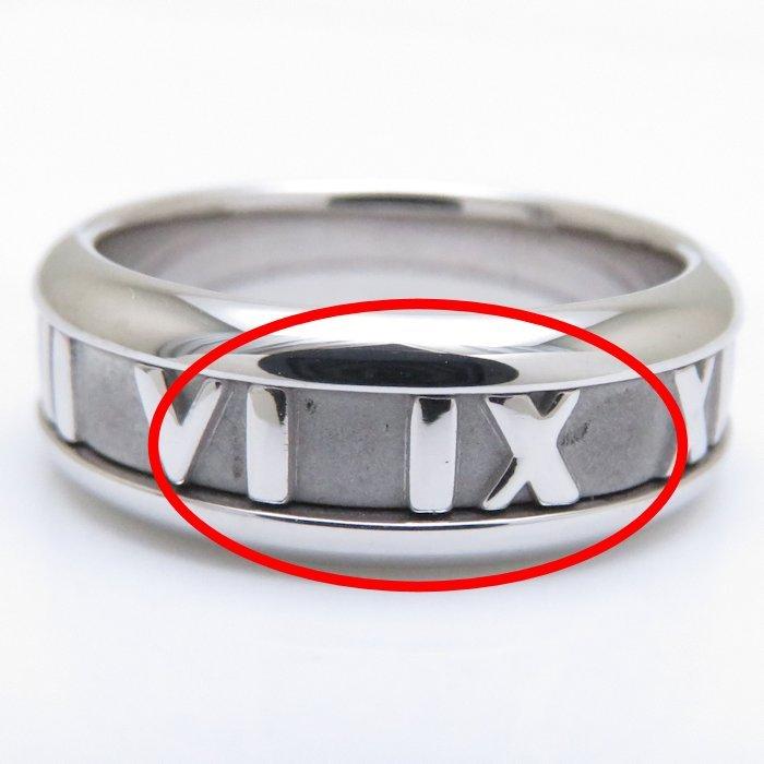 TIFFANY&Co.（ティファニー） アトラス リング K18WG 14号 ホワイト