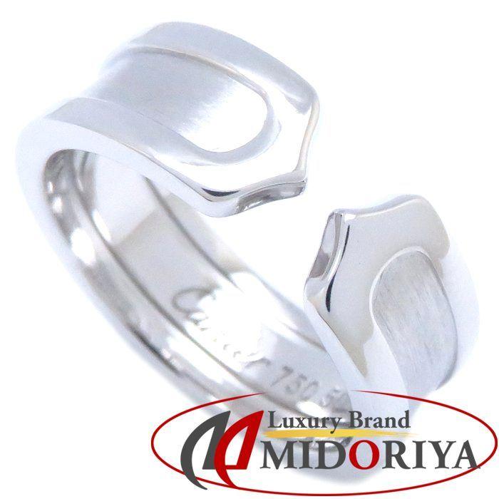 cartier カルティエC2リングk18 18金ホワイトゴールド