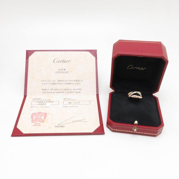 Cartier（カルティエ） トリニティ リング K18スリーカラーゴールド
