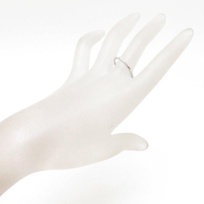 TIFFANY&Co. ティファニー Tトゥルー バンド リング Pt950 16号