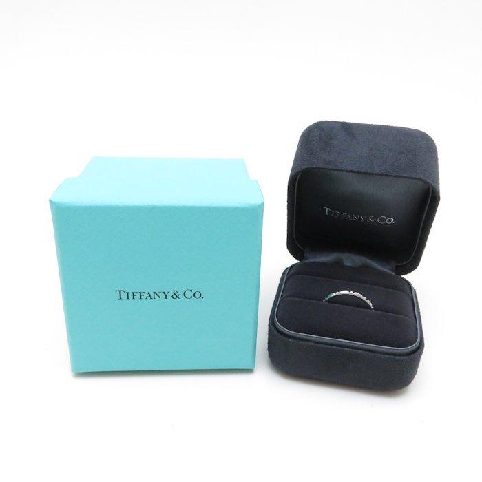 Pt950 ティファニー トゥルーバンド リング 16号 TIFFANY&Co. ティファニー Tトゥルー バンド リング Pt950 16号