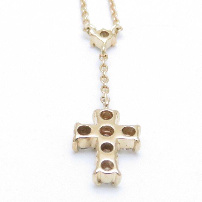 VENDOME AOYAMA ヴァンドーム青山 クロスネックレス K18YG