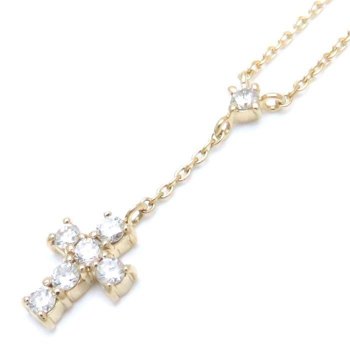 VENDOME AOYAMA（ヴァンドーム青山） クロスネックレス K18YG