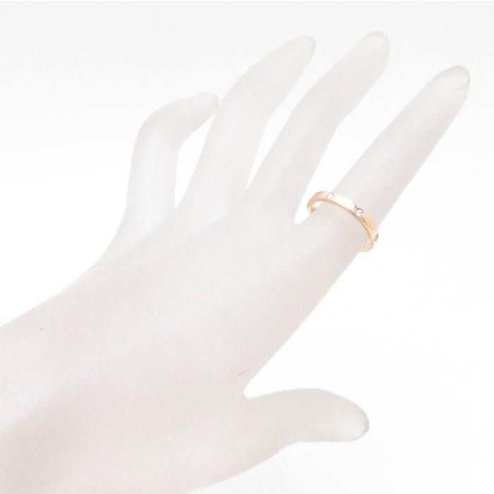 CHAUMET（ショーメ） リボンマリッジ リング 7Pダイヤモンド K18PG #51