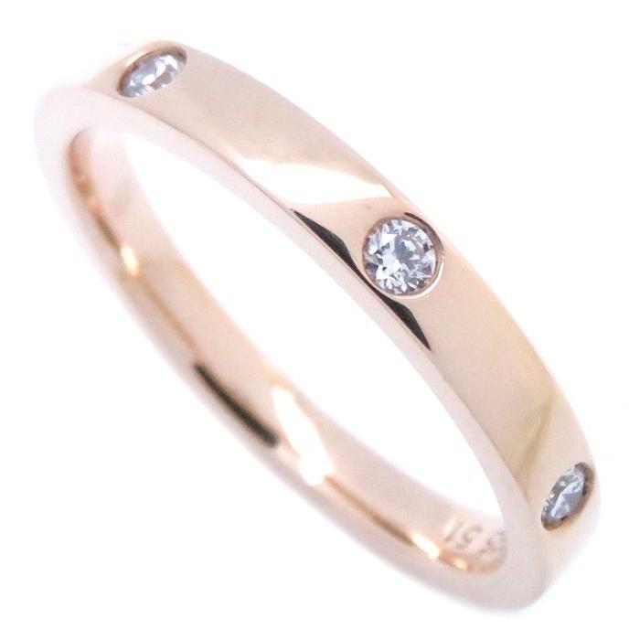 CHAUMET（ショーメ） リボンマリッジ リング 7Pダイヤモンド K18PG #51