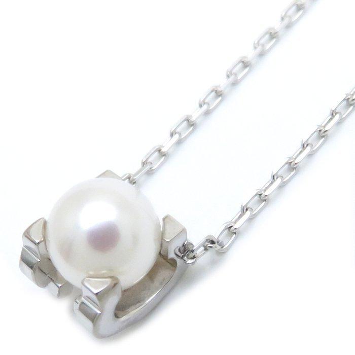 Cartier（カルティエ） Cドゥカルティエ パール ネックレス K18WG 