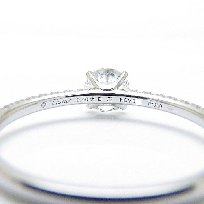 Cartier（カルティエ） エタンセルリング ダイヤモンド0.40ct Pt950