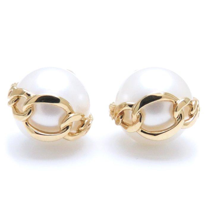 TASAKI（タサキ） 田崎真珠 ストレッチド EC-3876 パールピアス K18YG