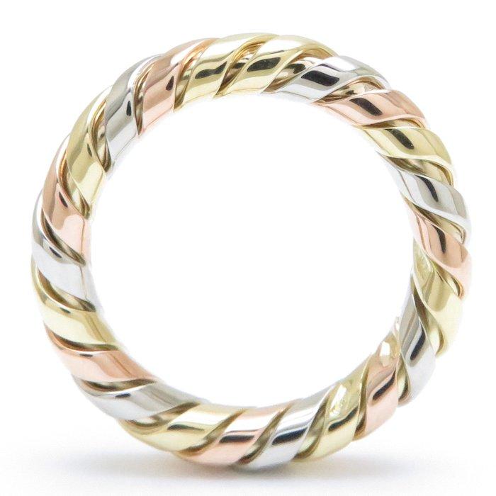 ブルガリ BVLGARI トゥボガス リング K18スリーカラーゴールド 14号  