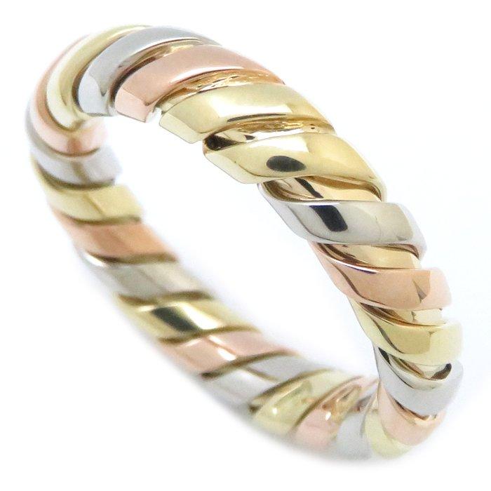 ブルガリ BVLGARI トゥボガス リング K18スリーカラーゴールド 14号  