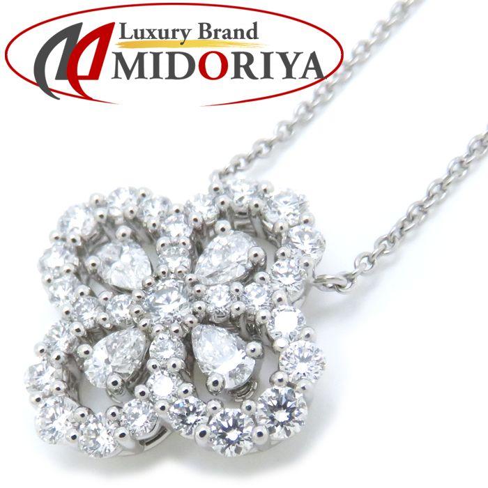美品 HW ハリー・ウィンストン ループ フルダイヤ ネックレス ハリー・ウィンストン（HARRY WINSTON） ループ フルモチーフ スモール