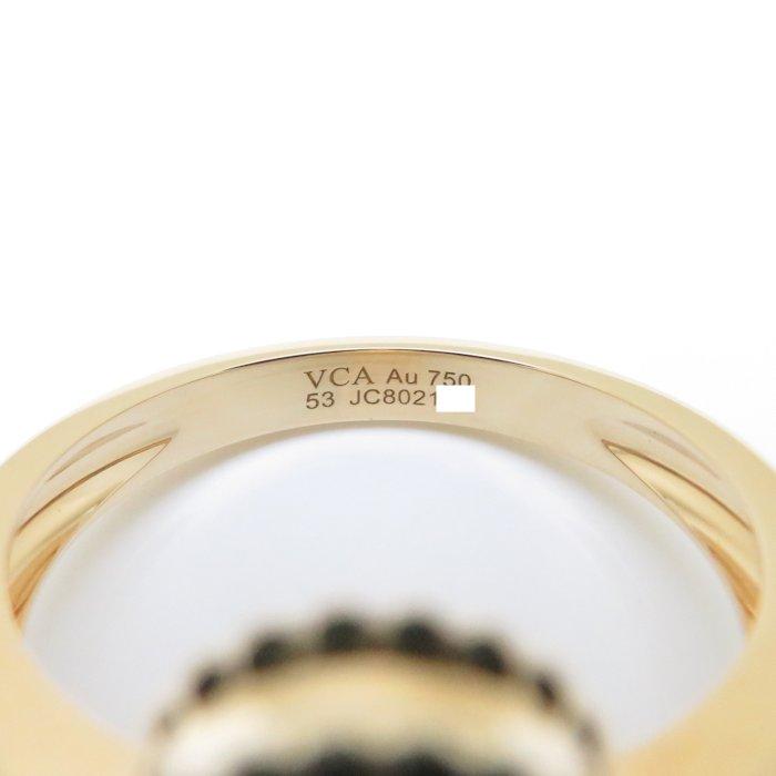 VCA ヴァンクリーフ　刻印18kt アンティーク　ヴィンテージ　ねり　バングル VCA ヴァンクリーフ 刻印18kt アンティーク ヴィンテージ ねり