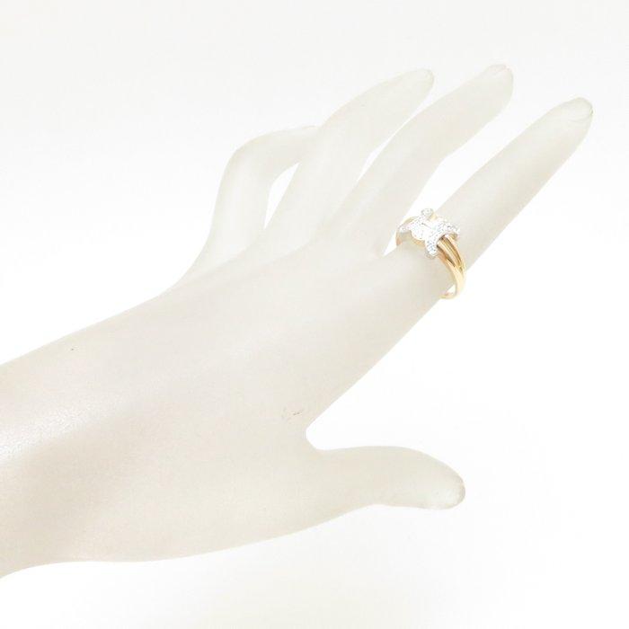 美品 CELINE セリーヌ PT900 マカダム リング  約20号 CELINE セリーヌ マカダム リング・指輪 プラチナPT900