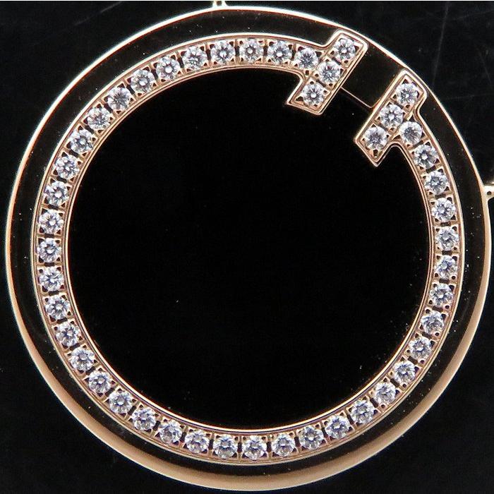 TIFFANY&Co. ティファニー T TWO サークル ネックレス オニキス  