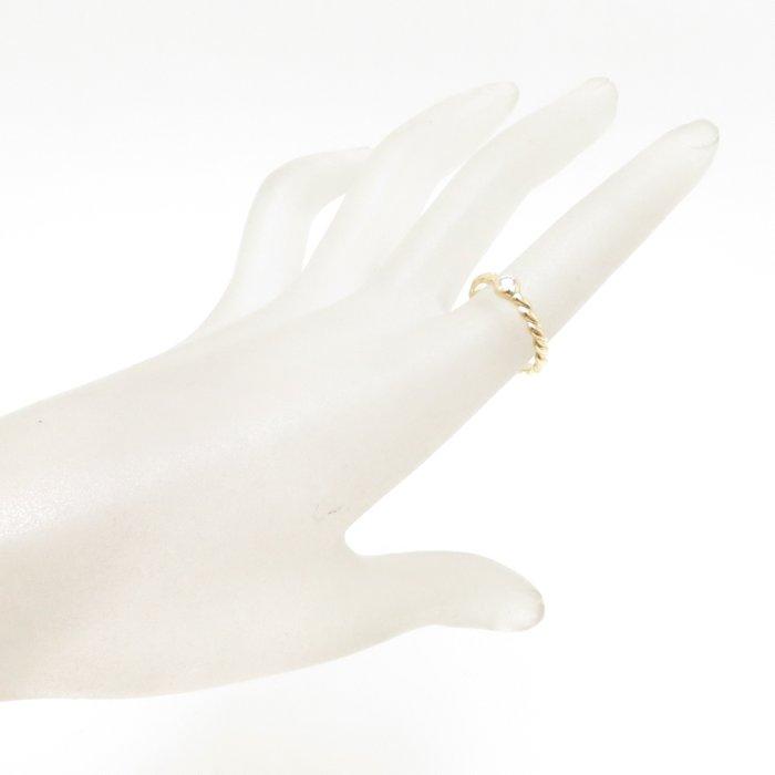 TIFFANY&Co. ティファニー ツイスト ダイヤモンド リング K18YG