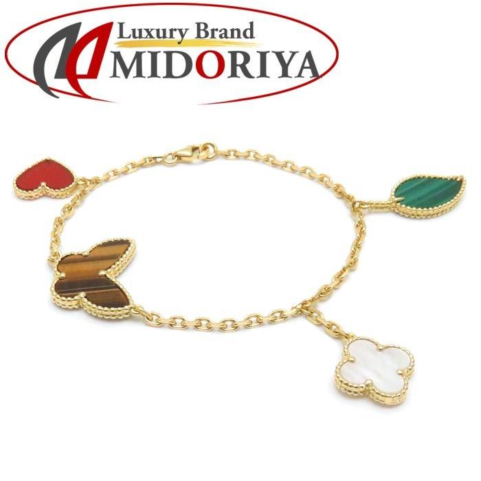 ヴァンクリーフ アーペル ラッキーアルハンブラ ブレスレット 4モチーフ K18yg 750イエローゴールド Vcard7600 Van Cleef Arpels Er Offshore No