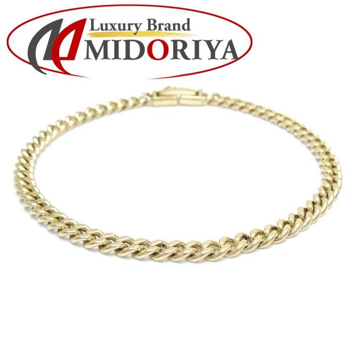 喜平ブレスレット K18YG イエローゴールド 2面 シングル 18cm 11.7g  