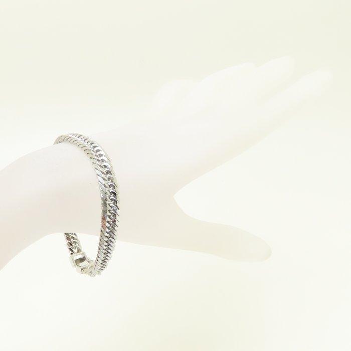 喜平ブレスレット Pt900プラチナ 8面 トリプル 18cm 31.5g/129117