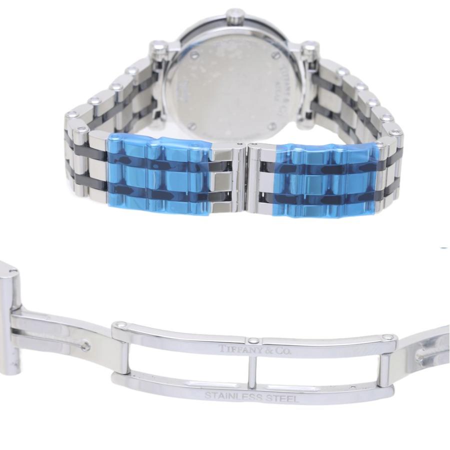 点検済】ティファニーアトラスSS×セラミックレディースクオーツ