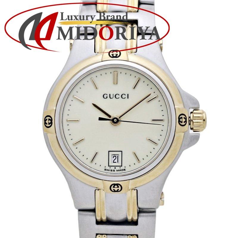 稼働品 GUCCI 9040L レディース腕時計 ゴールド文字盤 三針 稼働品 GUCCI 9040L レディース腕時計 ゴールド文字盤 三針