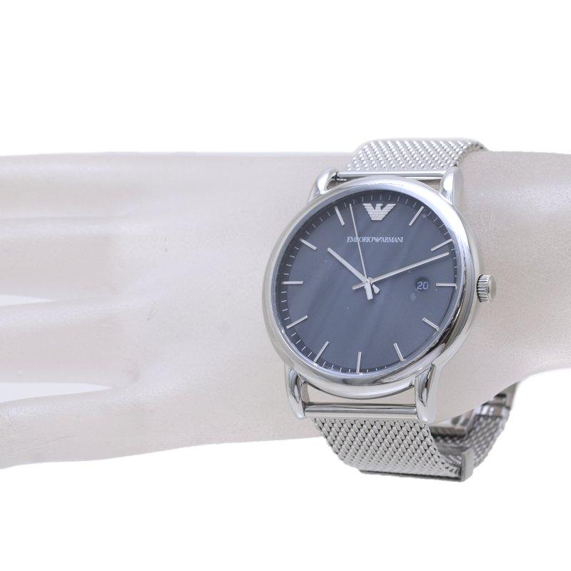 EMPORIO ARMANI Emporio Armani エンポリオアルマーニ ルイージ AR11069 ステンレススチール SS メンズ ...