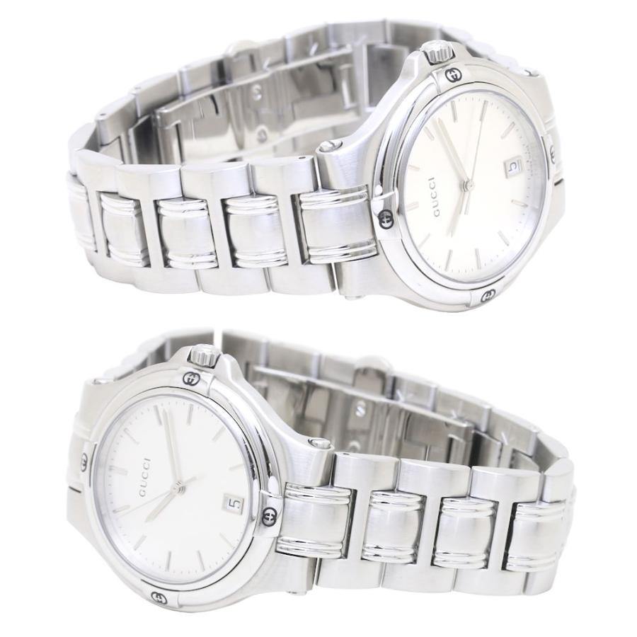 GUCCI グッチ ダブルG YA090318 9040M【電池交換済】 ステンレス 