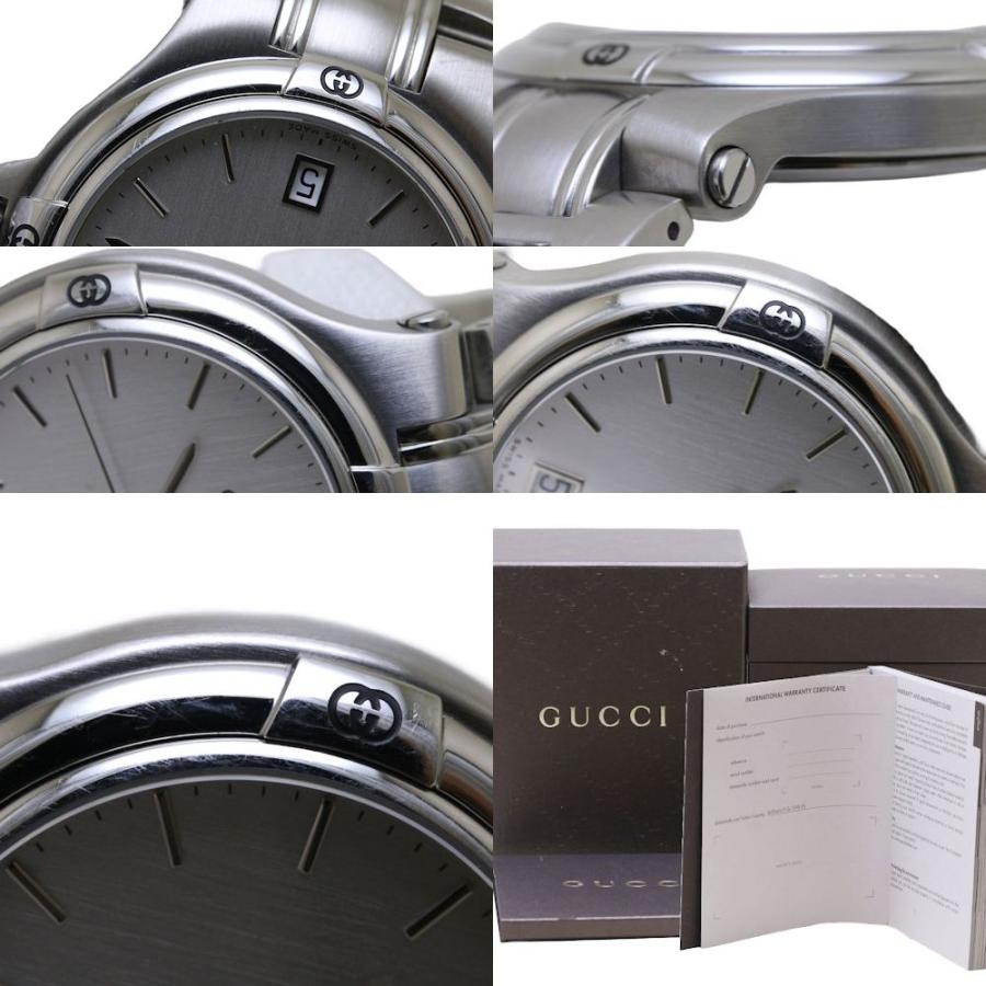 GUCCI グッチ ダブルG YA090318 9040M【電池交換済】 ステンレス 