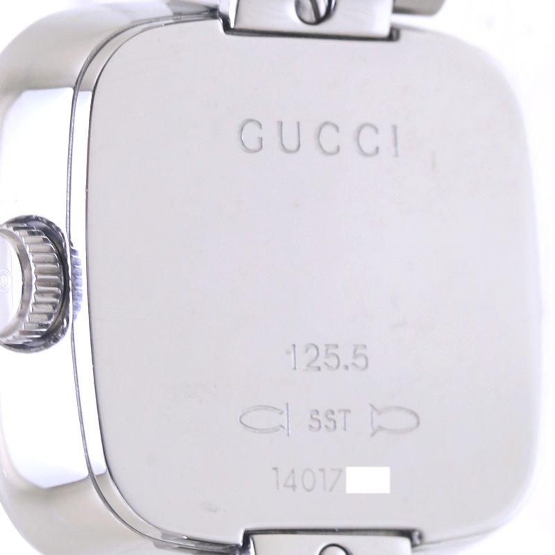 GUCCI グッチ G-グッチ コレクション YA125411 125.4【電池交換