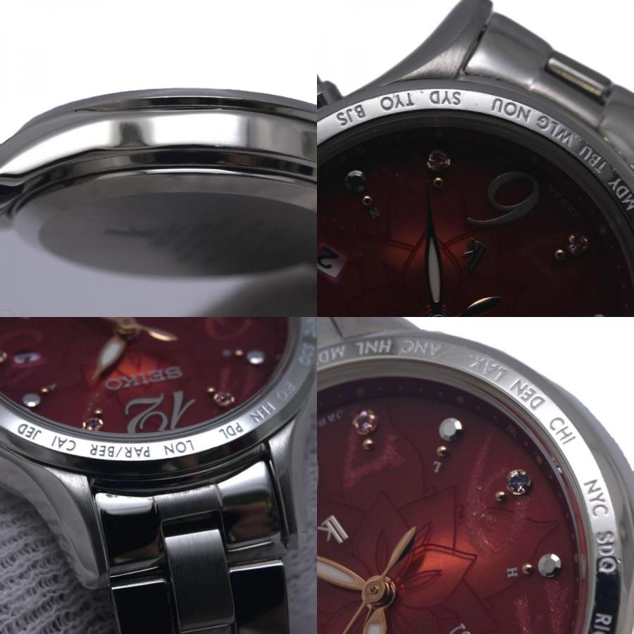 【限定】SEIKO ルキア 腕時計 電波ソーラー 1B35-0AH0 レッド調 2026年最新】Yahoo!オークション -1b35(ブランド腕時計)の中古品・新品