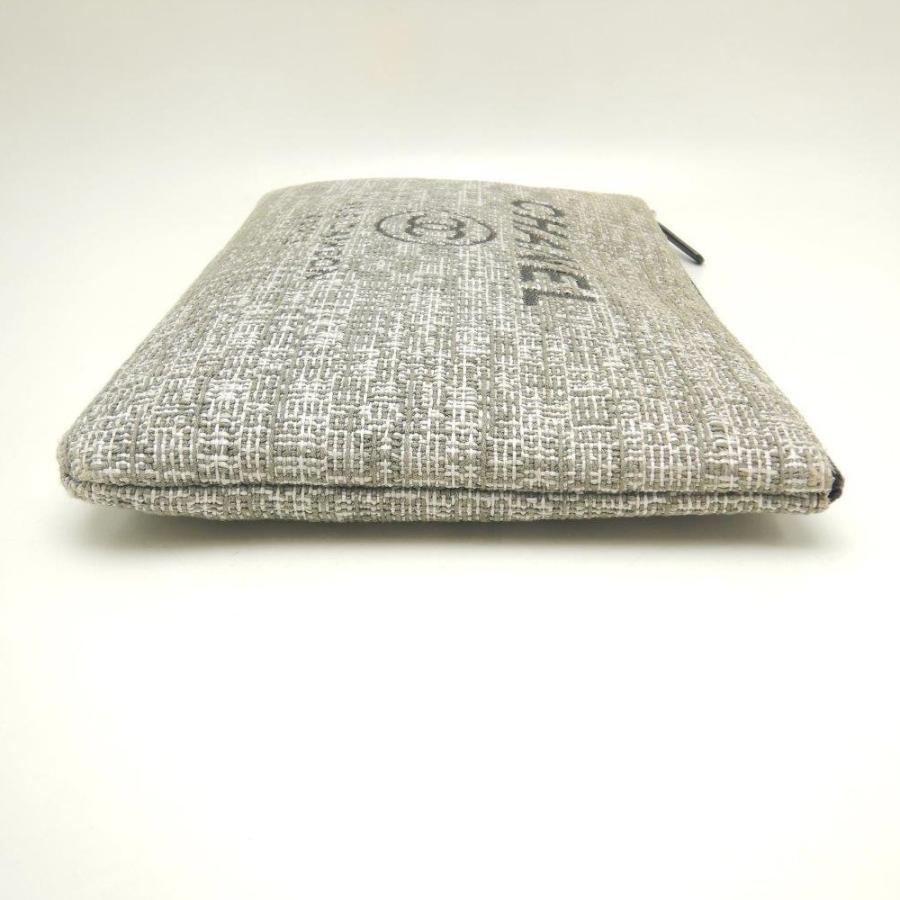 CHANEL（シャネル） CHANEL A80117 ドーヴィル クラッチバッグ グレー