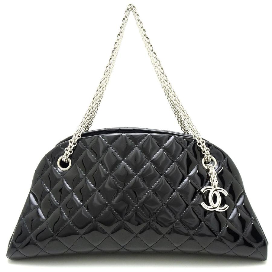 CHANEL シャネル A49854 マドモアゼル ボーリングバッグ パテント 