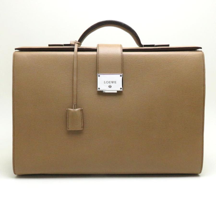 ロエベLOEWEビジネスバッグ ブラウン レザー 【公式通販】