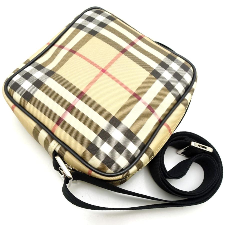 BURBERRY（バーバリー） ショルダーバッグ 斜め掛け PVC×レザー ノバ